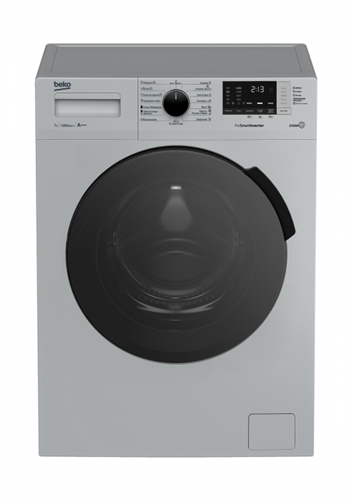 Стиральная машина Beko RSPE78612S, с фронтальной загрузкой, с паром, 7кг, 1200об/мин, инверторная 7322710002 - фото 103819