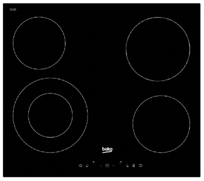 Встраиваемая электрическая варочная панель Beko HIC 64402 T 7756286314 - фото 104593