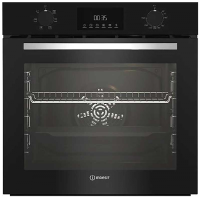 Встраиваемый электрический духовой шкаф Indesit IFE3644BL 869890300030 - фото 105559