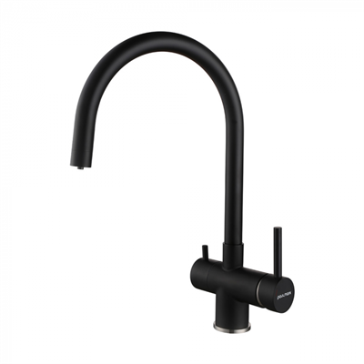 Смеситель для кухни Paulmark Heller He213218-401 антрацит he213218-401 - фото 108411