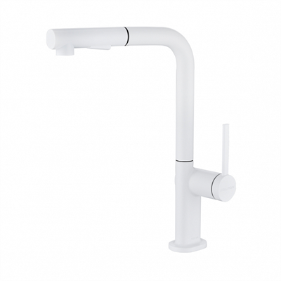 Смеситель для кухни Paulmark Neo Ne214419-431 белый матовый ne214419-431 - фото 109250