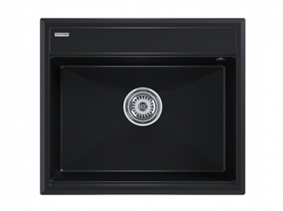 Кухонная мойка Paulmark STEPIA-590 черный металлик pm115951-blm - фото 109595