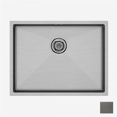 Кухонная мойка Paulmark NEXT-580 вороненная сталь (PM215844-GM) pm215844-gm - фото 109685