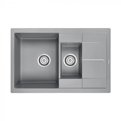 Кухонная мойка Paulmark Feste PM237850-GRM серый металлик pm237850-grm - фото 109753
