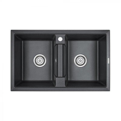 Кухонная мойка Paulmark TANDEM 80/2 PM238150-BL черный pm238150-bl - фото 109759