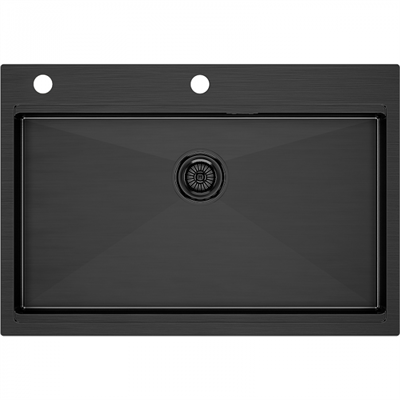 Мойка Paulmark VAST-PRO PM707551-GM вороненая сталь pm707551-gm - фото 109839