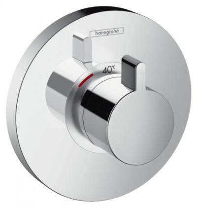 Термостат Hansgrohe ShowerSelect S 15741000 Highflow для душа, хром 15741000 - фото 186130