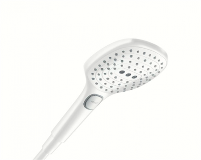 Ручной душ Hansgrohe Raindance Select E120 3jet 26520700, 12 см, 3 режима лейки белый матовый 26520700 - фото 187782