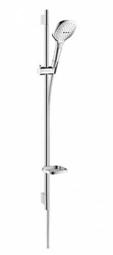 Душевой гарнитур Hansgrohe Raindance Select E 26621000 120, 90 см, 3 режима струи, корпус хром, лицевая часть хром 26621000 - фото 188032