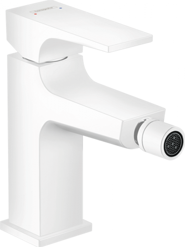 Смеситель для биде Hansgrohe Metropol 32520700, белый матовый 32520700 - фото 189774