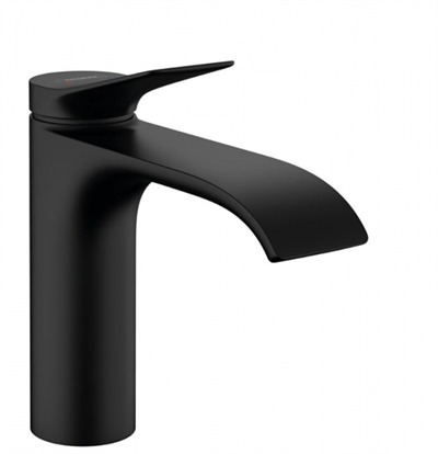 Смеситель для раковины Hansgrohe Vivenis 75022670, без донного клапана, черный матовый 75022670 - фото 200747