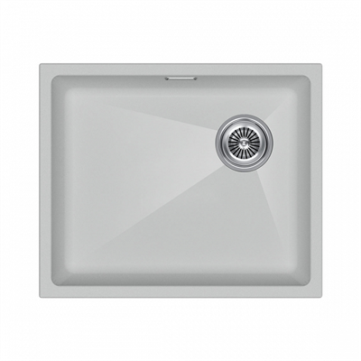 Paulmark LUMI 55UNI-SKEW, мойка, гранит, белый lu55sk-wh - фото 213579