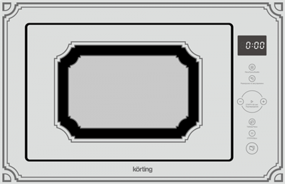 Встраиваемая микроволновая печь Korting KMI 825 RGW 00000013613 - фото 218452
