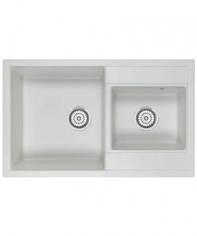 Кухонная мойка Kuppersberg Modena 80 NL 1,5B white 00006713 - фото 221143