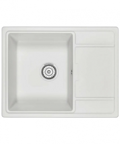 Кухонная мойка Kuppersberg Roys 50 NL 1B1D white 00006731 - фото 221161