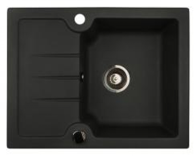 Кухонная мойка Kuppersberg Modena 1B1D black metalic 00008039 - фото 221373