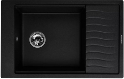 Кухонная мойка Kuppersberg MILA 1B1D BLACK 00008293 - фото 221396