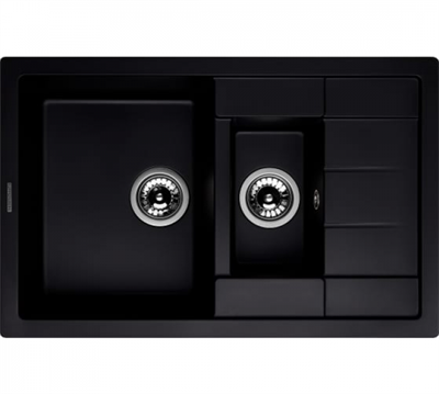 Кухонная мойка Kuppersberg Modena 1,5B1D black metallic 00008328 - фото 221419