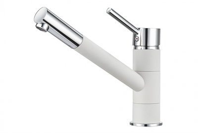 Смеситель Granula GR-0010 0010wh, для кухонной мойки, арктик 0010, арктик - фото 221757