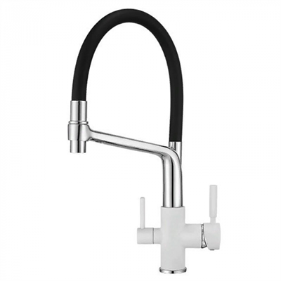 Смеситель Granula GR-0083 0083wh, для кухонной мойки, с подключением к фильтру, арктик 0083, арктик - фото 221856