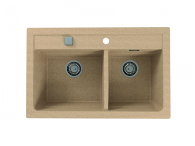 Кухонная мойка Alveus ATROX 50 BEIGE-G55 бежевый (1132000) 1132000 - фото 223602