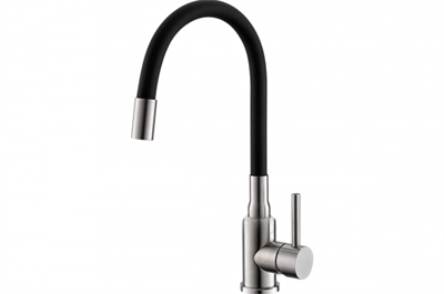 Смеситель для кухни Alveus FLEXA BLACK SAT 1147023 черный/сатин 1147023 - фото 224113