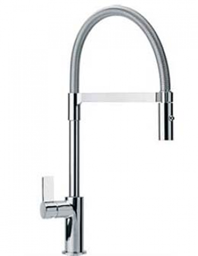 Смеситель Franke AMBIENT SEMI-PRO, 115.0265.997, для кухни, полупрофессиональный, с гибким выдвижным изливом, хром 115.0265.997 - фото 224136