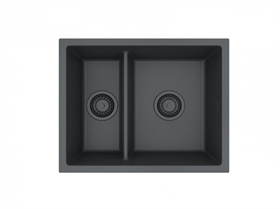 ALVEUS Мойка для кухни ALVEUS OMNI 50 GRANITAL DEEP BLACK-G90 BE 550x450x198 с сифоном 1149000 1150071 - фото 224445