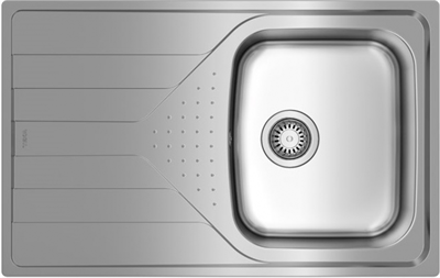 Металлическая мойка Teka UNIVERSE 45 T-XN 1B 1D MATT 115110015 - фото 224473