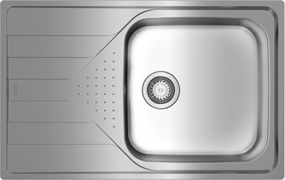 Кухонная мойка Teka Universe 50 T-XP 1B 1D max polished (115110017) 115110017 - фото 224474