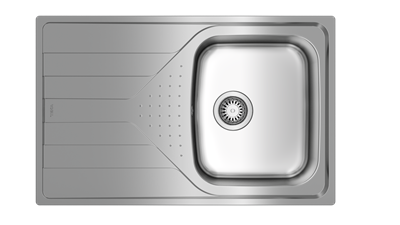 Металлическая мойка Teka UNIVERSE 45 T-XM 1B 1D MCTXT 115110029 - фото 224480