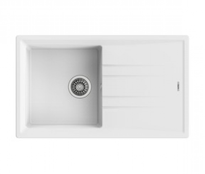 Teka STONE 50 B-TG 1B 1D, мойка, гранит, белый 115330019 - фото 224512