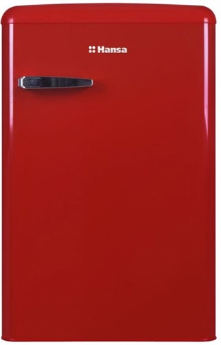 Hansa FM1337.3RAA холодильник однокамерный отдельностоящий, 106 л, класс энергопотребления А++, ручная система размораживания, 55х61,5х87,5 см, красный 1171196 - фото 224678