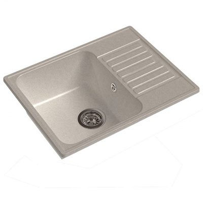 GranFest QUARZ GF-Z13, мойка, гранит, белый 13 белый - фото 225048