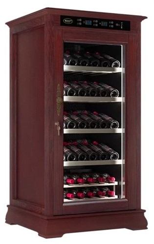 ColdVine C66-WM1 (Classic) винный шкаф отдельностоящий, 200 л, 700х650х1330 мм, махагон 130047 - фото 225078