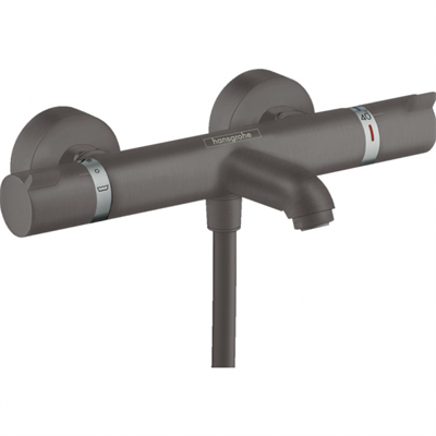 Смеситель Hansgrohe Ecostat Comfort для ванны и душа, термостатический, хром черный шлифованный, 13114340 13114340 - фото 225217