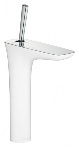 Смеситель Hansgrohe PuraVida 15081400 для раковины - хром/белый 15081400 - фото 225842
