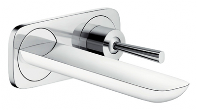Смеситель Hansgrohe PuraVida 15084400 для раковины, хром/белый 15084400 - фото 225844