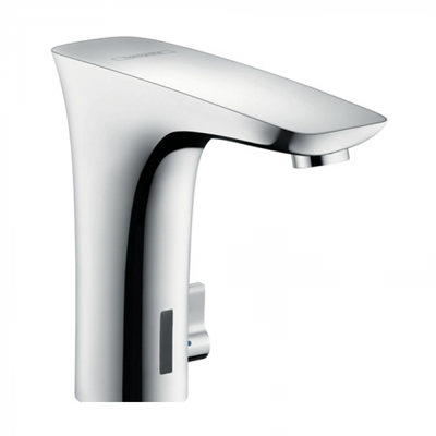 Электронный смеситель для раковины Hansgrohe PuraVida 15170000, хром, сенсорный 15170000 - фото 225847