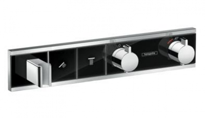 Смеситель Hansgrohe RainSelect 15356600 для душа, термостатический, черный 15356600 - фото 225882