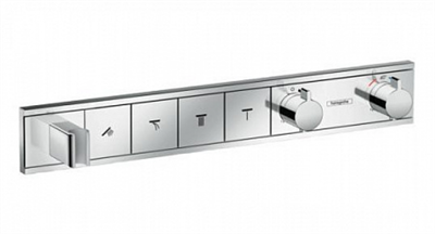 Смеситель Hansgrohe RainSelect 15357000 для душа, термостатический, хром 15357000 - фото 225883