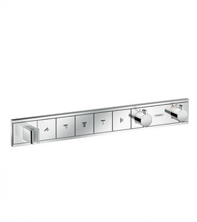 Смеситель Hansgrohe RainSelect 15358000 для душа, термостатический, хром 15358000 - фото 225886