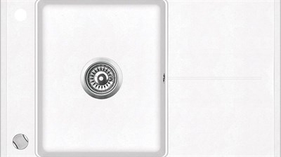 Мойка гранит. TEKA ESTELA 50 B-TQ 1B 1D MARBLE WHI 40148084 - фото 22815