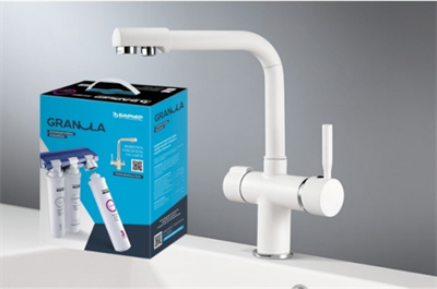 Комплект кухонный смеситель Granula 2088 Арктик + Фильтр Granula, 2088wh+АКС-002 2088 арктик+акс-002 - фото 228206
