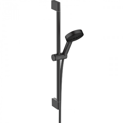 Душевой гарнитур Hansgrohe Pulsify 24160670 Select S, лейка Relaxation 3 режима, черный матовый, диск графит 24160670 - фото 228690