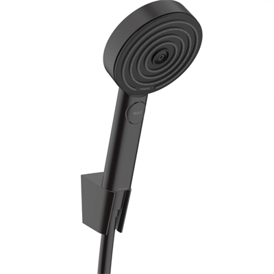 Душевой набор Hansgrohe Pulsify 24303670 Select, 3 режима струи, корпус черный, лицевая часть черная 24303670 - фото 228712