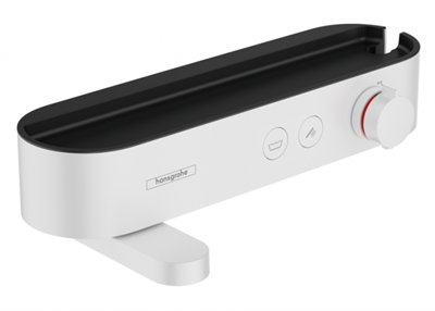 Смеситель Hansgrohe ShowerTablet Select, 24340700, для ванны и душа с изливом, термостатический, белый матовый 24340700 - фото 228728