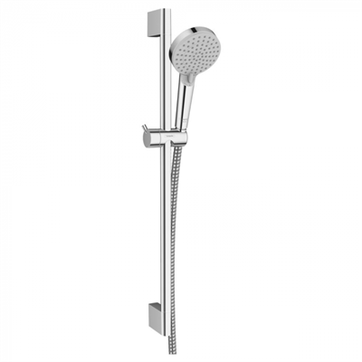 Душевой гарнитур Hansgrohe Vernis Blend, 26275000, корпус хром, 2 режима струи, лицевая часть серая 26275000 - фото 228905