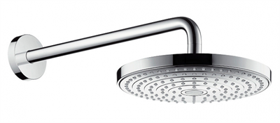 Верхний душ Hansgrohe Raindance Select 26466000, 24х24 см, 2 режима струи, с держателем, хром 26466000 - фото 228941