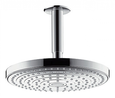 Верхний душ Hansgrohe Raindance Select 26467000, 24х24 см, 2 режима струи, с держателем, хром 26467000 - фото 228943